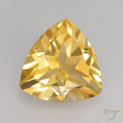 2.14ct 자연스러운 브라이트 골드 황수정, 일조, VVS-VS