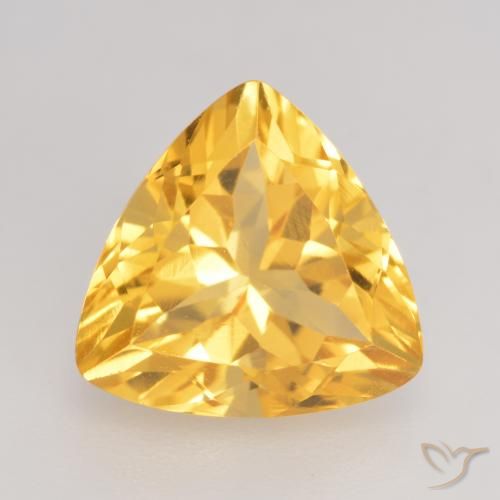 2.47ct 자연스러운 미디엄 골드 황수정, 일조, VVS-VS