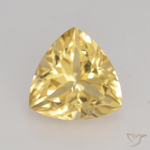 2.34ct 자연스러운 금 황수정, 일조, VVS-VS