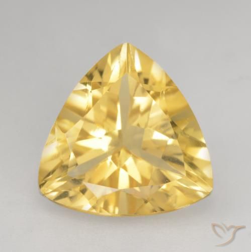 2.18ct 자연스러운 미디엄 골드 황수정, 일조, VVS-VS