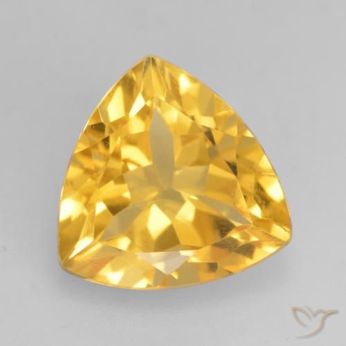 2.38ct 자연스러운 브라이트 골드 황수정, 일조, VVS-VS