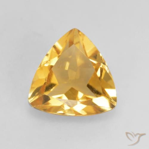 1.03ct 자연스러운 딥 골든 오렌지 황수정, 일조, VVS-VS