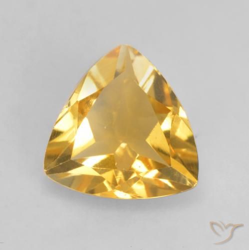 0.93ct 자연스러운 미디엄 골드 황수정, 일조, VVS-VS