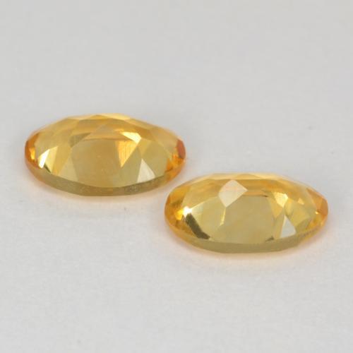 0.77캐럿 천연 골든 시트린 보석, 타원형 컷, 6.1×4.1 mm, VS