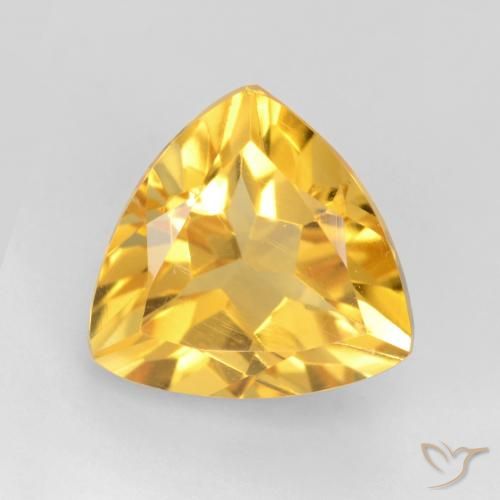 1.83ct 자연스러운 브라이트 골드 황수정, 일조, VVS-VS