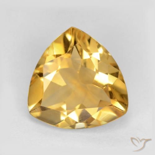 1.75ct 자연스러운 미디엄 라이트 골든 황수정, 일조, VVS-VS