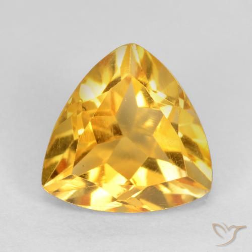 1.11ct 자연스러운 브라이트 골드 황수정, 일조, VS