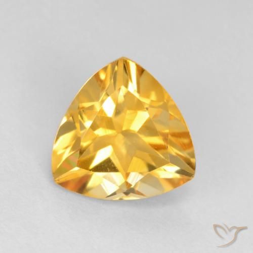 1.21ct 자연스러운 미디엄 골드 황수정, 일조, VS