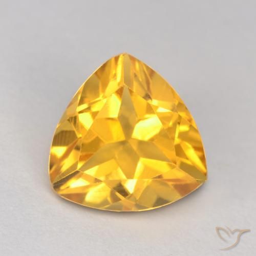 1.19ct 자연스러운 미디엄 골드 황수정, 일조, VS