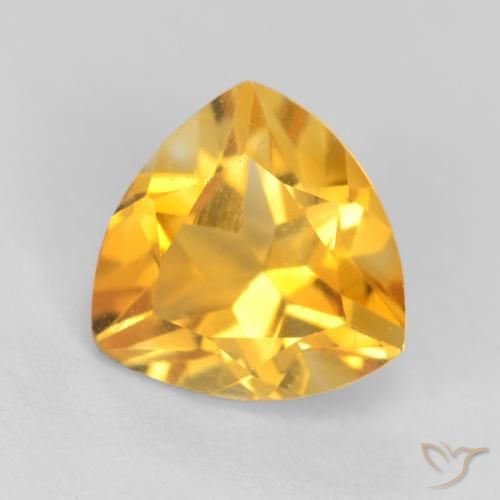 1.14ct 자연스러운 골든 오렌지 황수정, 일조, VS