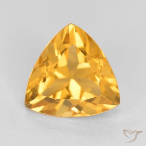 1.03ct 자연스러운 딥 골든 오렌지 황수정, 일조, VS