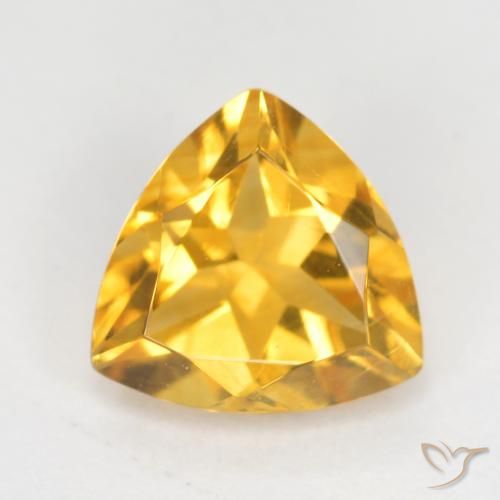 0.93ct 자연스러운 브라이트 골드 황수정, 일조, VS