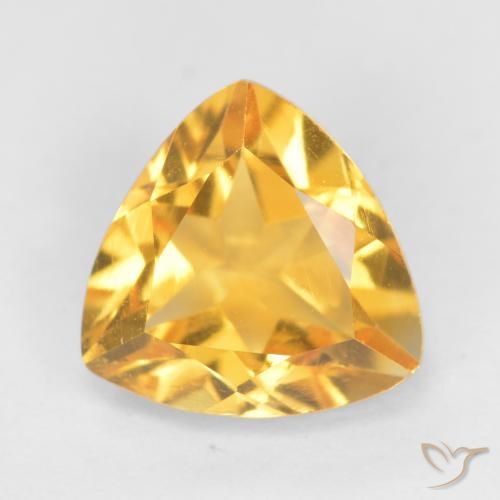 1.07ct 자연스러운 브라이트 골드 황수정, 일조, VS