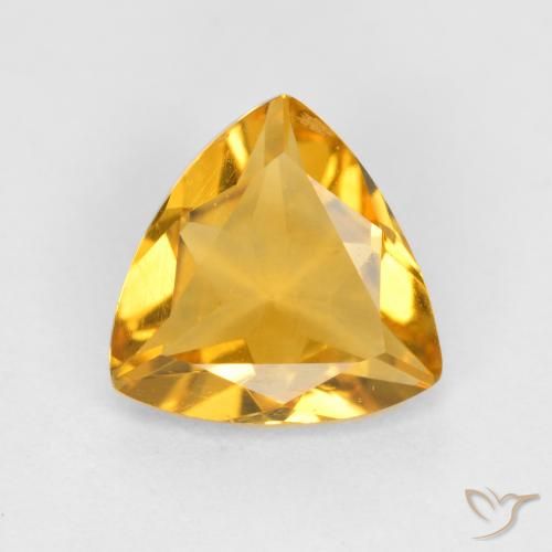0.77ct 자연스러운 다크 골든 황수정, 일조, VS