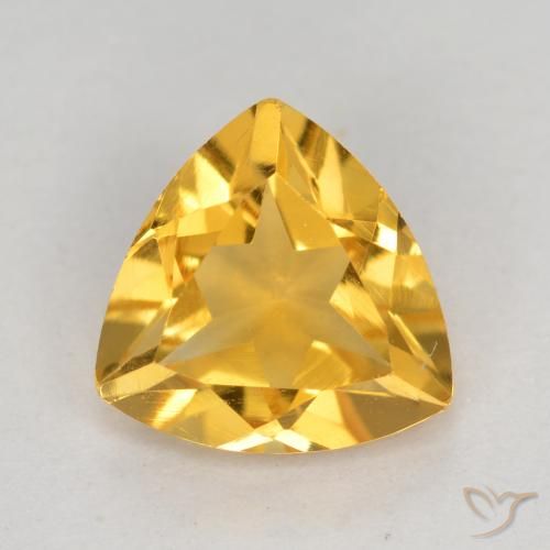0.94ct 자연스러운 미디엄 골드 황수정, 일조, VVS-VS