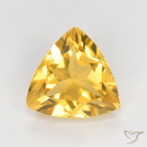 0.94ct 자연스러운 브라이트 골드 황수정, 일조, VS