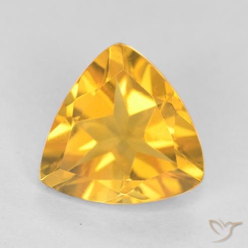 1.02ct 자연스러운 브라이트 골드 황수정, 일조, VVS-VS
