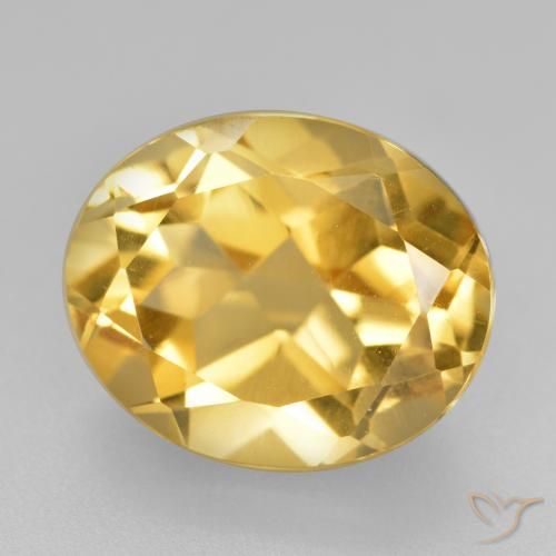 5.01ct 자연스러운 골든 오렌지 황수정, 타원형, VVS-VS