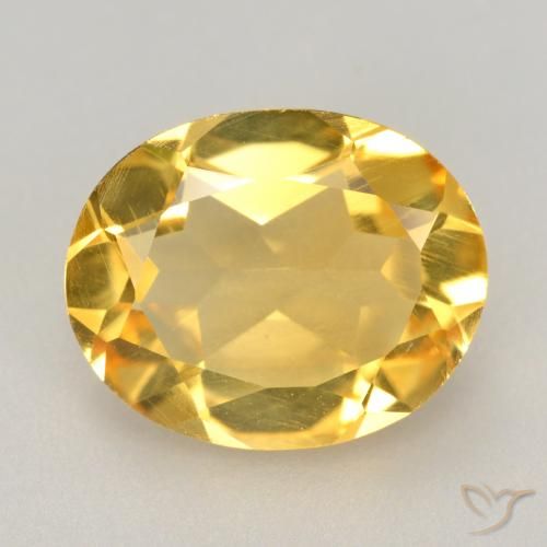 2.71ct 자연스러운 골든 오렌지 황수정, 타원형, VVS-VS