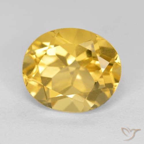 4.94ct 자연스러운 골든 황수정, 타원형, VS
