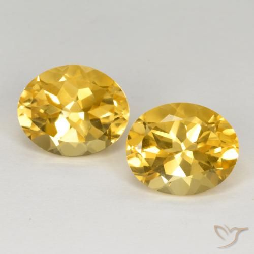 7.08캐럿 천연 골든 오렌지 황수정 보석, 타원형 컷, VVS-VS