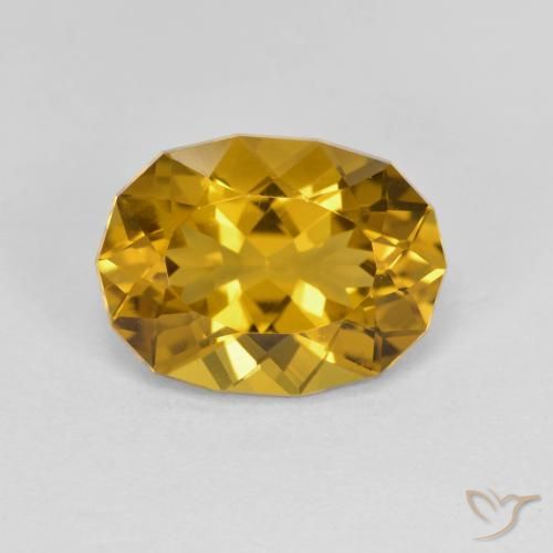 3.23ct 자연스러운 미디엄 골드 황수정, 팬시한, VVS