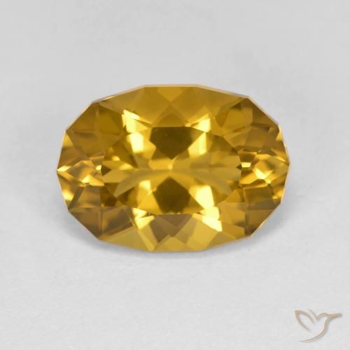 3.37ct 자연스러운 골든 오렌지 황수정, 팬시한, VVS