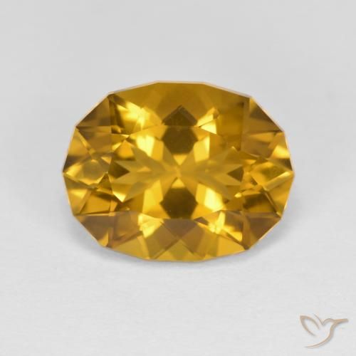 4.14ct 자연스러운 골든 오렌지 황수정, 팬시한, VVS-VS