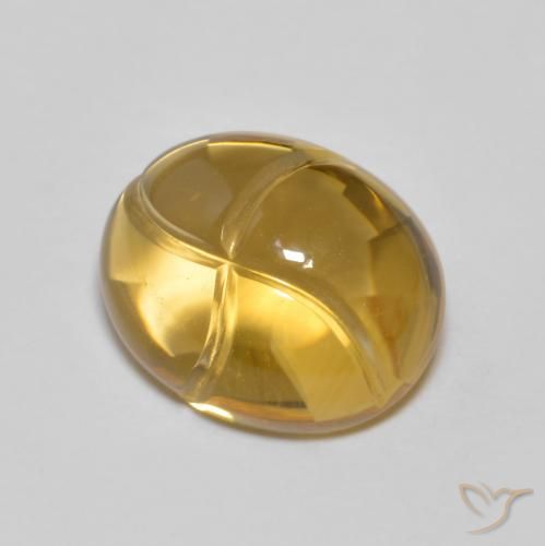 2.83ct 자연스러운 골든 오렌지 황수정, 타원형, 투명한