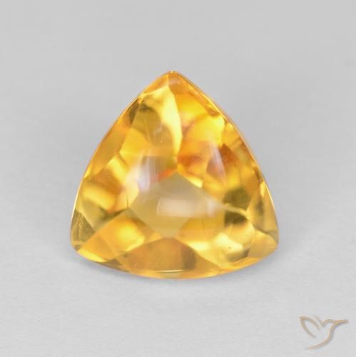1.81ct 자연스러운 골든 오렌지 황수정, 일조, 투명한