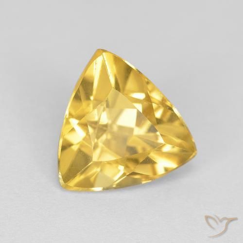 2.08ct 자연스러운 미디엄 골든 황수정, 일조, 투명한
