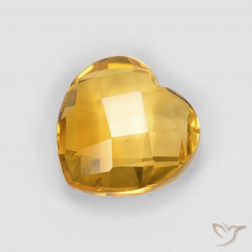 1.81ct 자연스러운 다크 골든 황수정, 마음, VVS
