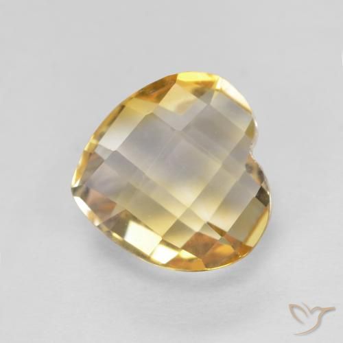0.82ct 자연스러운 골든 황수정, 마음, VVS