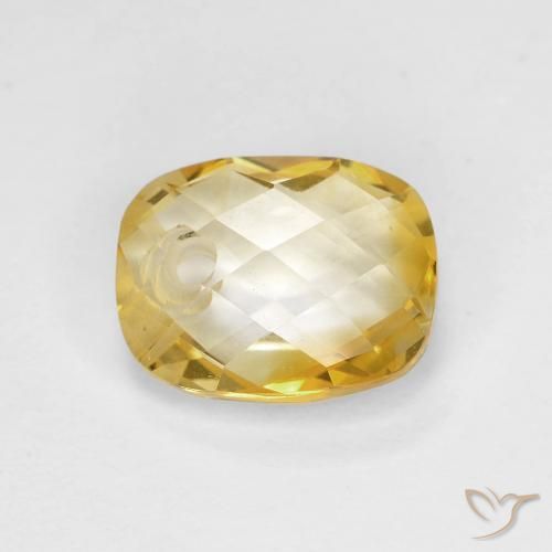 1.93ct 자연스러운 골든 황수정, 방석, VVS-VS