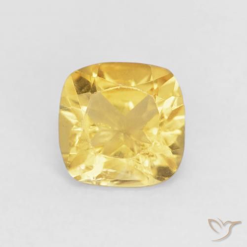 0.53ct 자연스러운 미디엄 골든 황수정, 방석, VS