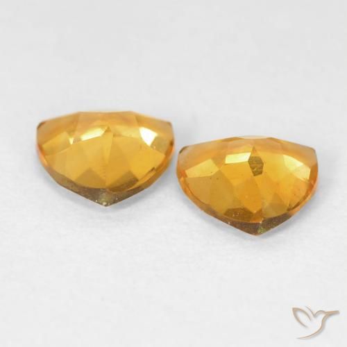 1.27캐럿 천연 Medium Light-Golden 황수정 보석, 일조, VVS-VS