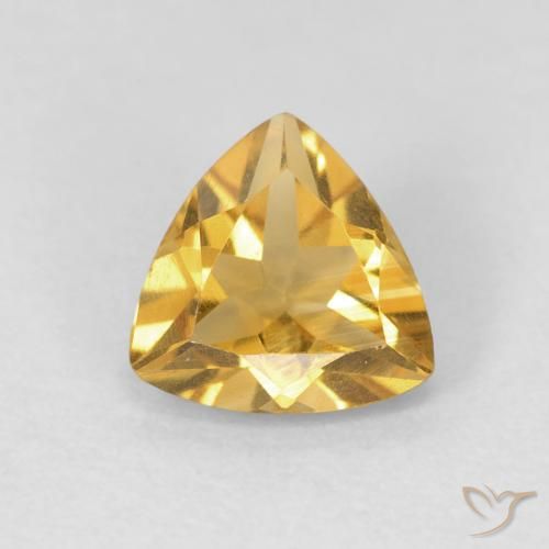 0.93ct 자연스러운 딥 골드 황수정, 일조, VVS-VS