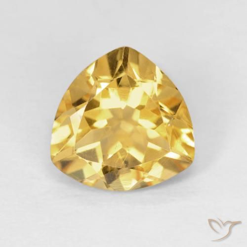 1.58ct 자연스러운 탑 골드 황수정, 일조, VVS-VS