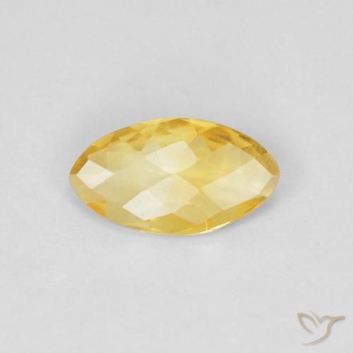 0.62ct 자연스러운 골든 황수정, 보석, VS