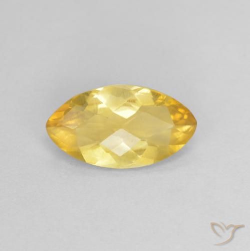 0.84ct 자연스러운 골든 황수정, 보석, VS