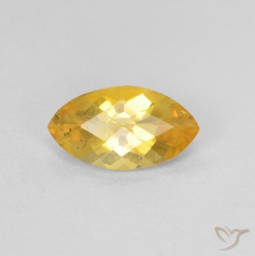 0.90ct 자연스러운 미디엄 골든 황수정, 보석, VS