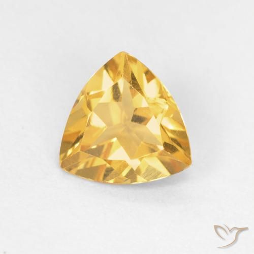 1.03ct 자연스러운 브라이트 골드 황수정, 일조, VVS