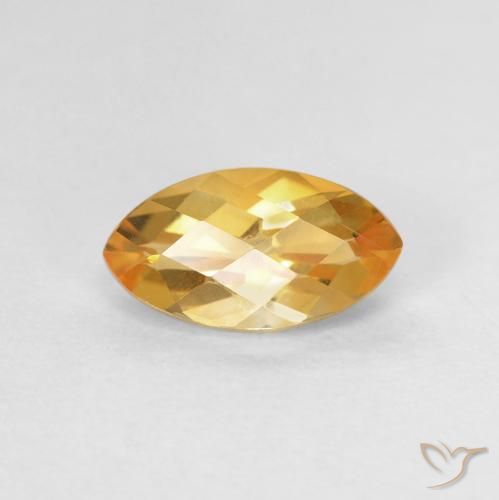 1.04ct 자연스러운 골든 오렌지 황수정, 보석, VVS-VS