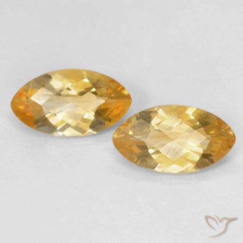 1.71ctw 자연스러운 Medium Light-Golden 황수정, 보석, VS