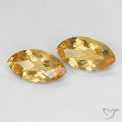 1.65캐럿 천연 Medium Light-Golden 황수정 보석, 보석, VS