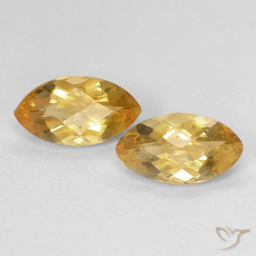 1.88ctw 자연스러운 Medium Dark-Golden 황수정, 보석, VS