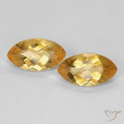 1.80ctw 자연스러운 Medium Light Orange-Gold 황수정, 보석, VS