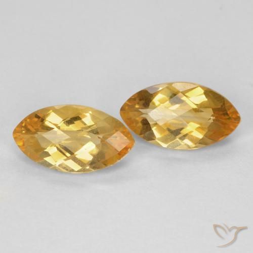 1.80캐럿 천연 Medium Light Orange-Gold 황수정 보석, 보석, VS