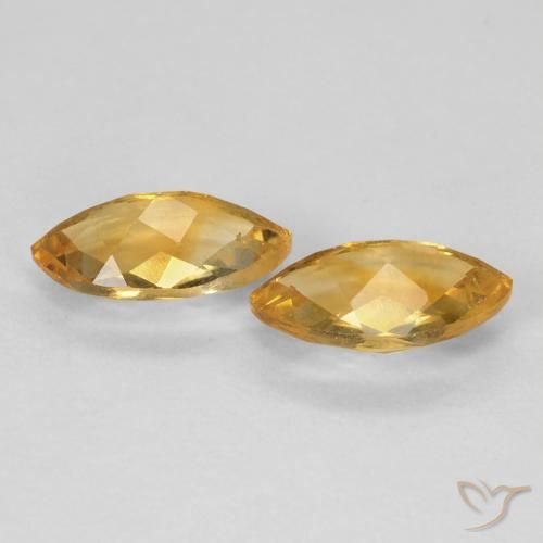1.80캐럿 천연 Medium Light Orange-Gold 황수정 보석, 보석, VS