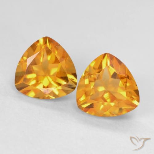1.68ctw 자연스러운 Medium Light Orange-Gold 황수정, 일조, VVS-VS